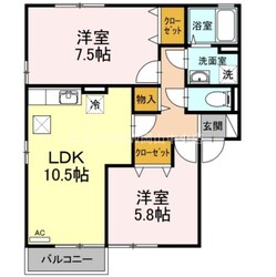 グランシャリオの物件間取画像